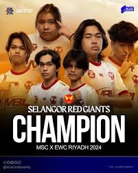 SRG Selangor Red Giants Menjadi Juara Piala MSC 2024